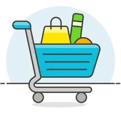 shopping cart illustration