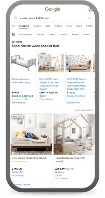bedding & beyond google shopping results