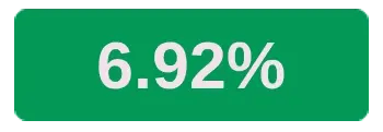 6.92 percent