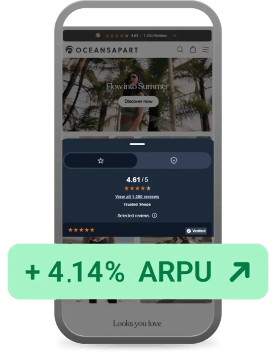 OCEANSAPART +4.14% ARPU