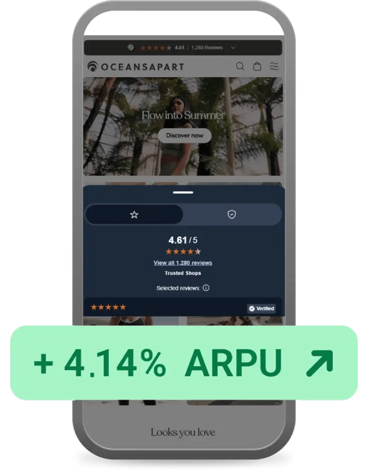 OCEANSAPART +4.14% ARPU