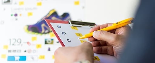 checking boxes off a checklist