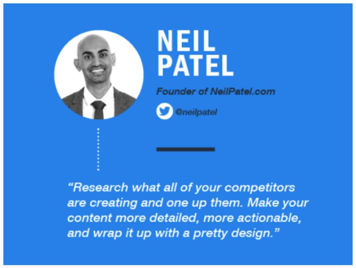 Neil Patel Advice