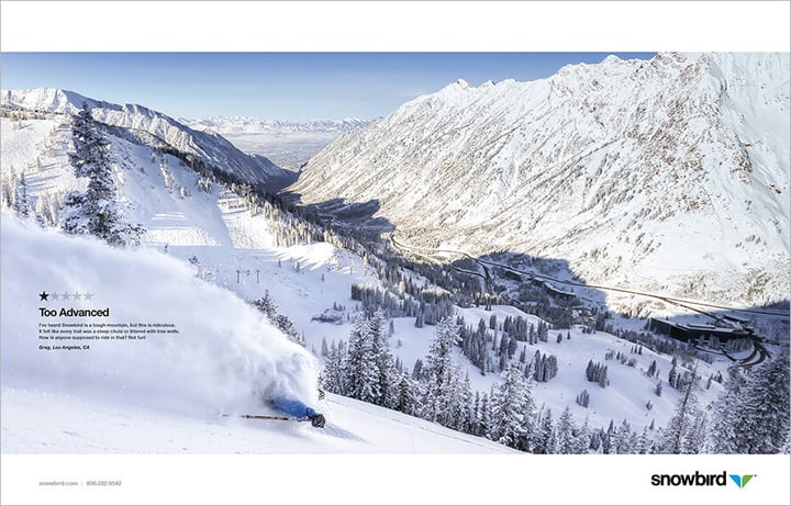 Snowbird Ski Utah Ad