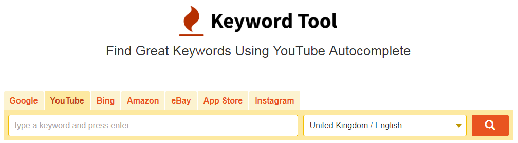 Keyword Tool for YouTube