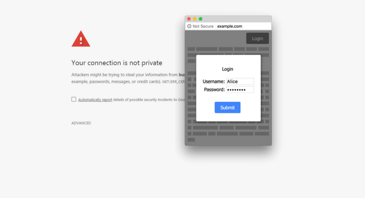 SSL certificate HTTPS Unsafe connection