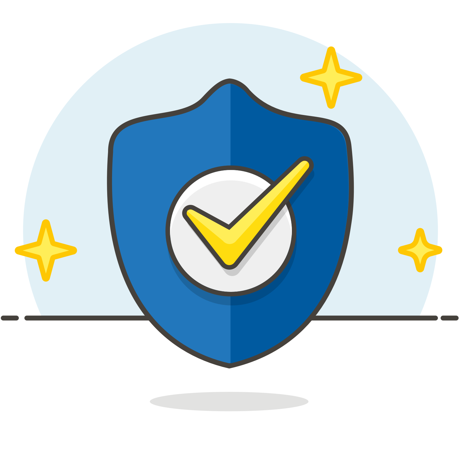 protective shield illustration