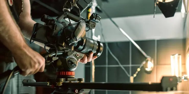 professional photographs being taken