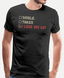 i love my cat t-shirt