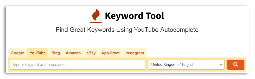 Keyword Tool for YouTube