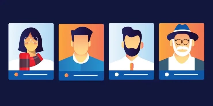 illustration of buyer personas