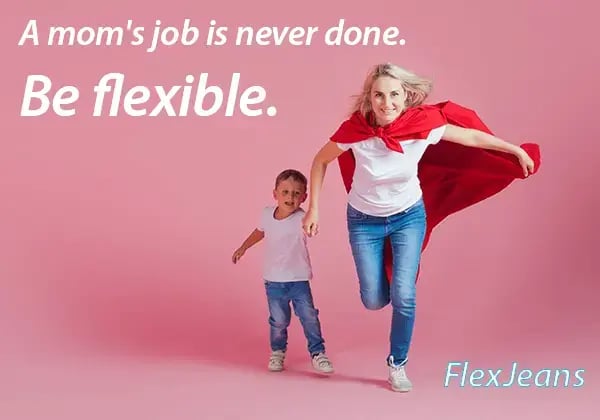 Flexjeans ad targeting moms