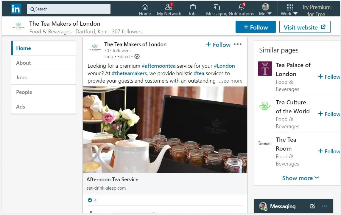 example of content specific hashtags