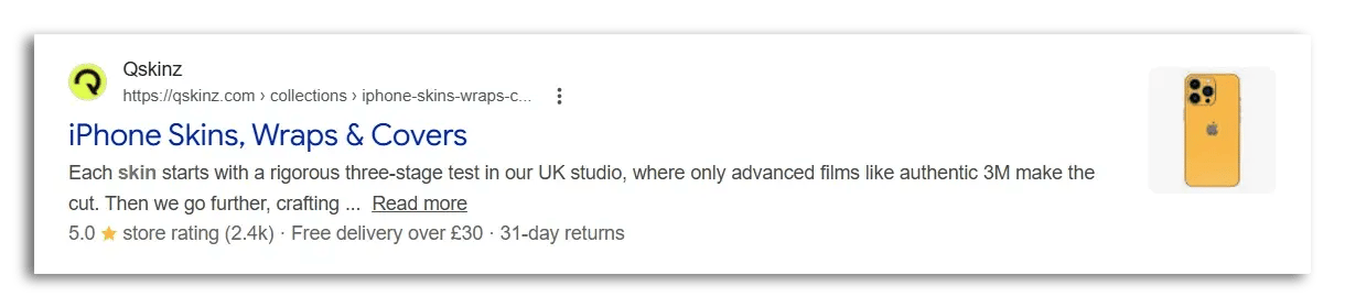 example-store-ratings-in-organic-serps