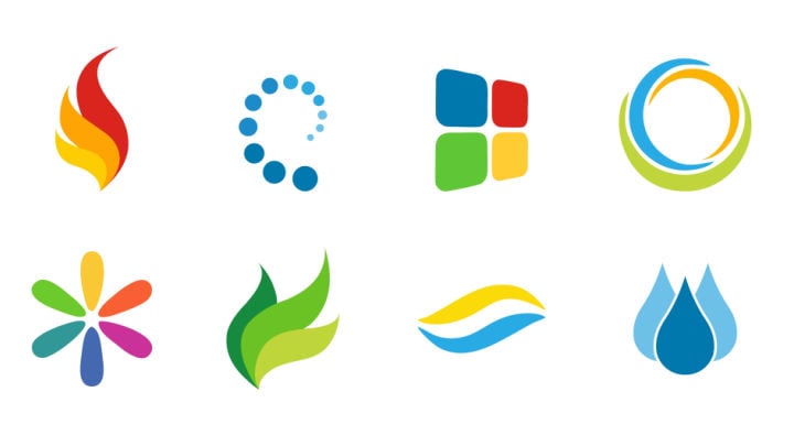 samples of logos and favicons