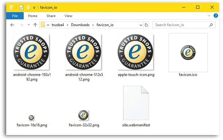 examples of logos in computer folder