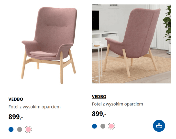 ikea ux example of add-to-cart button in product categories