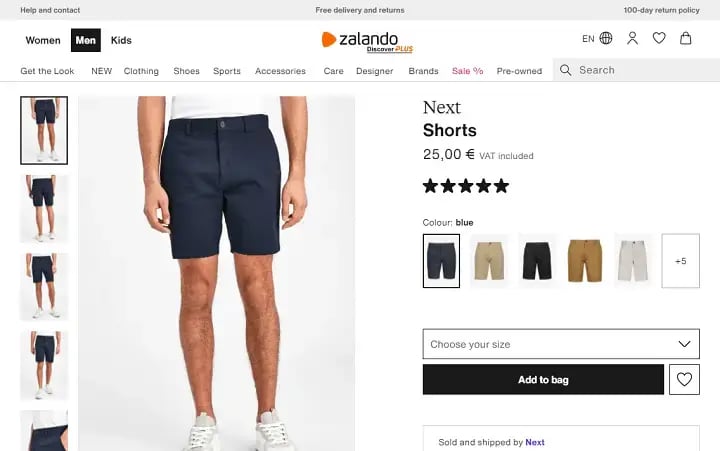 example of product images