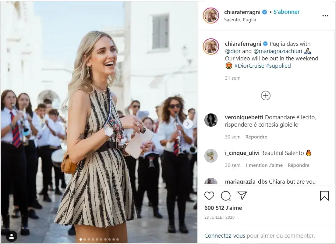 chiara ferragni instagram page