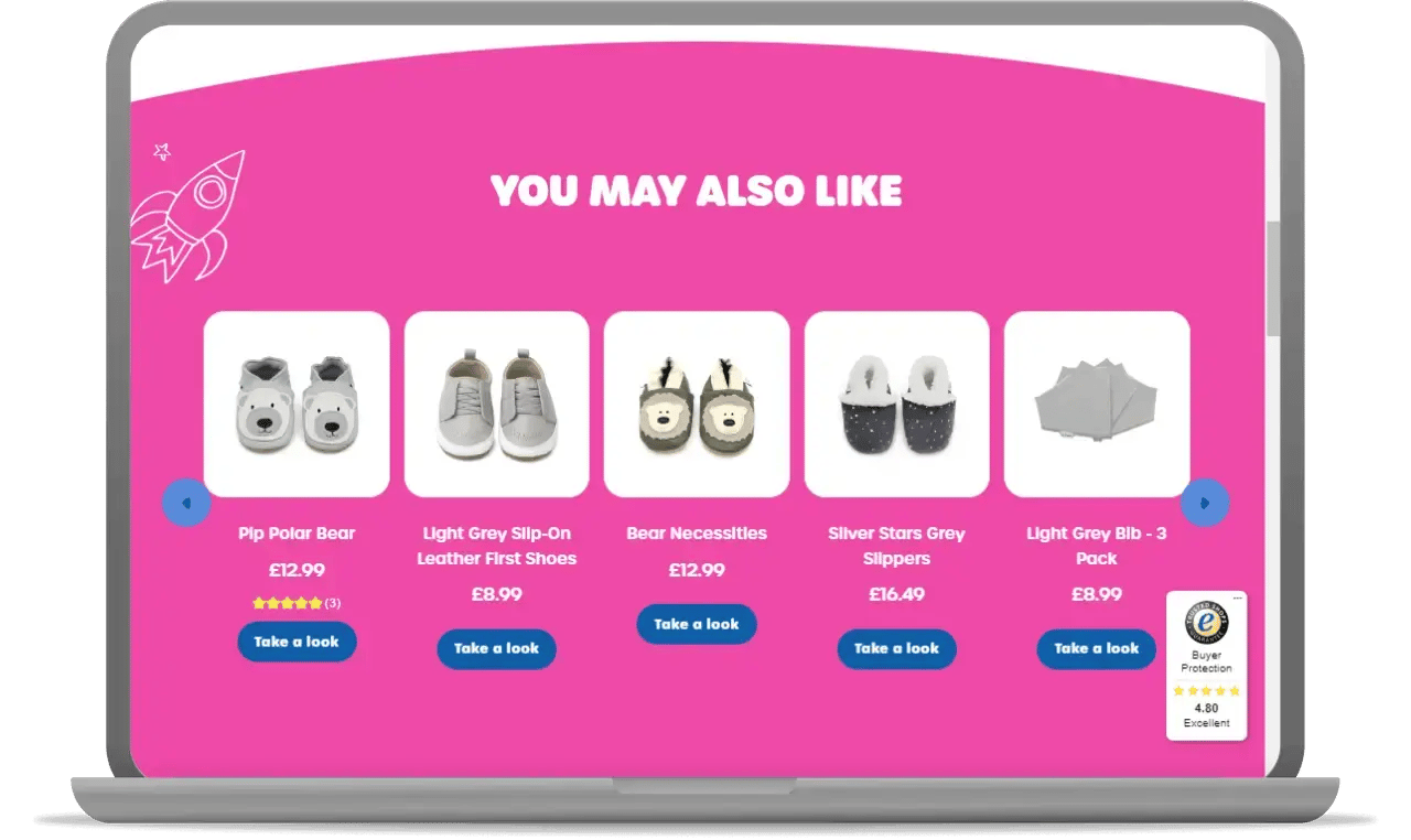 example of product recommendations