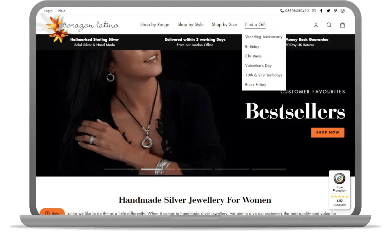 example of segmented gift guides