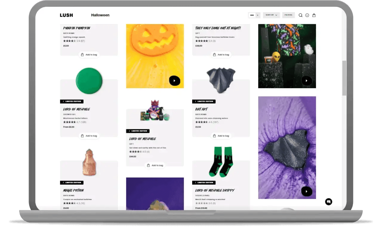 example of a Halloween gift guide