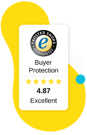 ts trustbadge with 4.87 customer rating