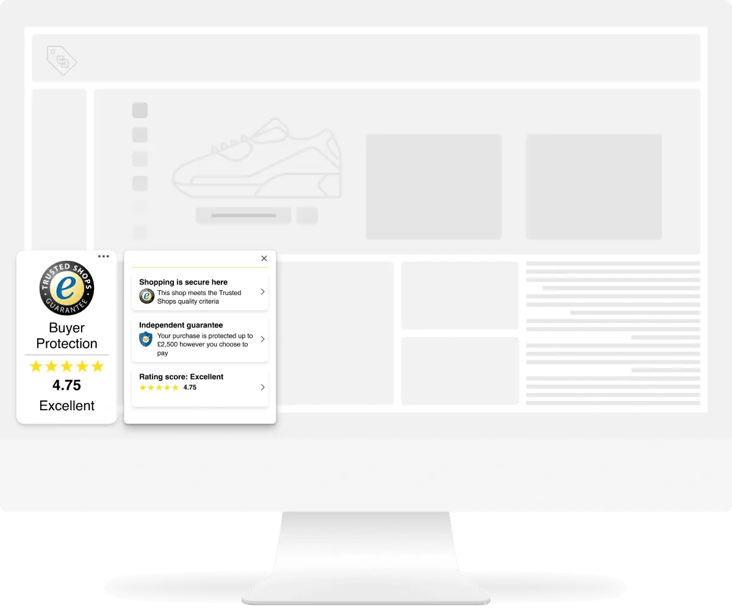 trustcard opens after trustbadge click