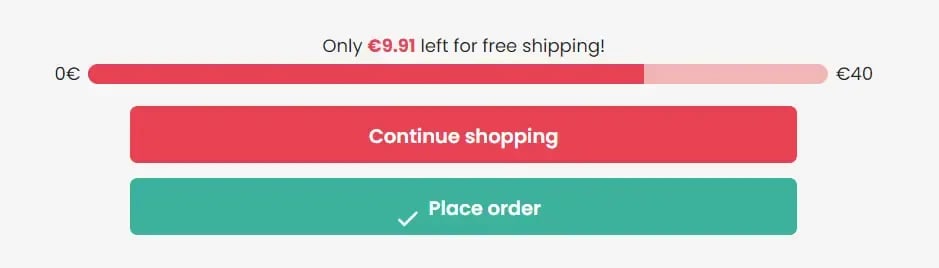 free shipping reminder