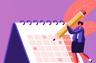 man entering info into a calendar