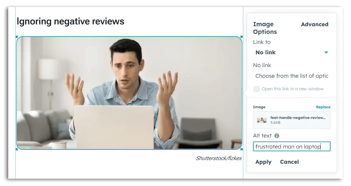 example of alt text for a blog image