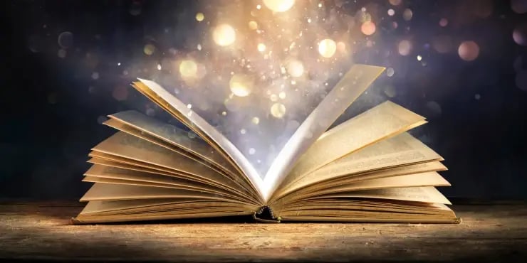 a magical book