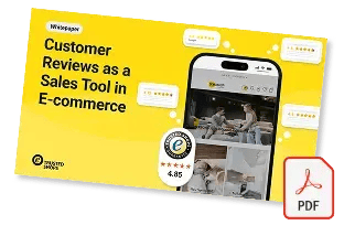 preview of the Customer Reviews Guide PDF.