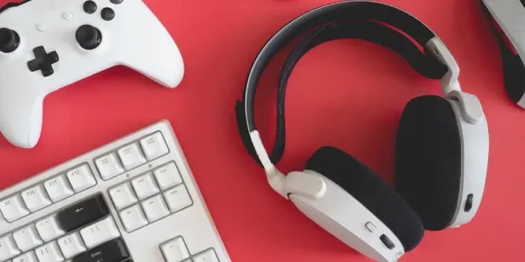 A bundle of gaming products