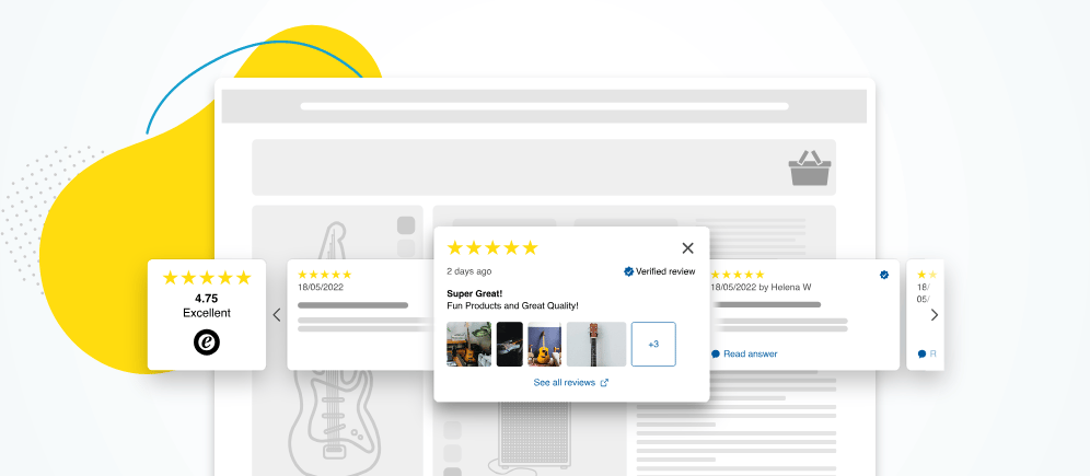images in Trusted Shops review widgets