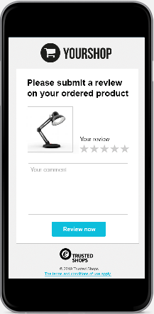Trusted Shops product review request
