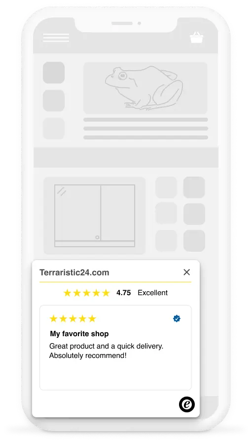 service reviews in trustbadge