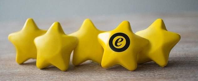 yellow stars of trusted shops